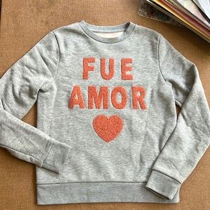 Clare V (?) Embroidered Sweatshirt